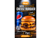 PROMO 1 CHESSE BURGUER + 1 LATA PEPSI
