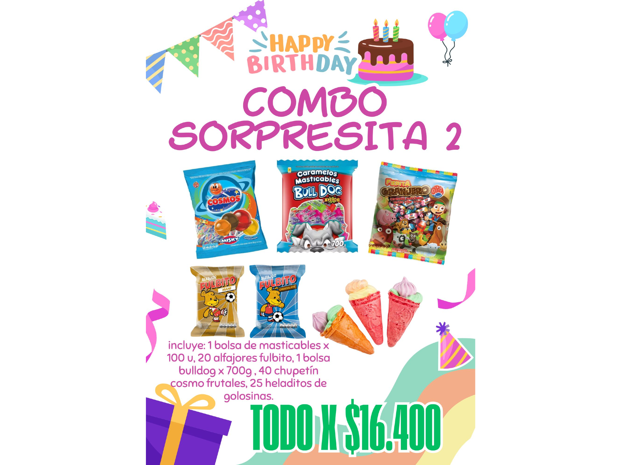 COMBOS DE SORPRESAS N°2
