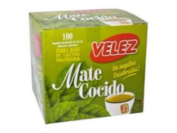 MATE COCIDO VELEZ X 100 SAQ