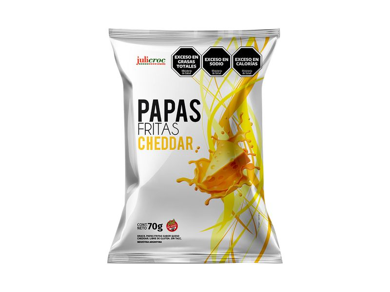 PAPAS FRITAS 70g  -CHEDAR-