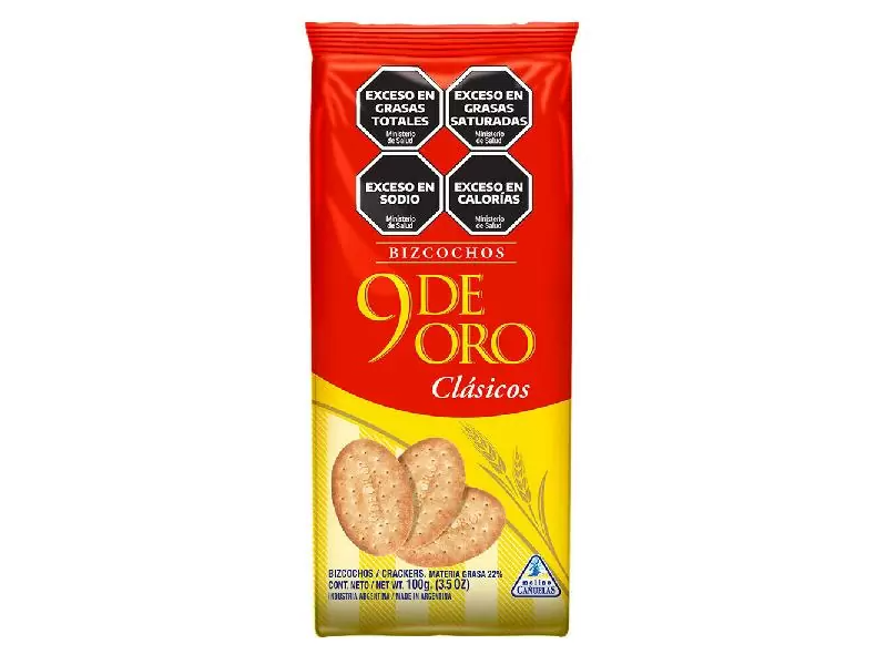 9 DE ORO BIZCOCHOS CLASICAS 200g