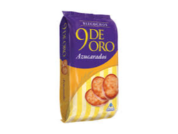 9 DE ORO BIZCOCHOS AZUCARADAS 200g