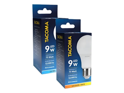 TACOMA LAMPARA LED 9W pack x5 unidades