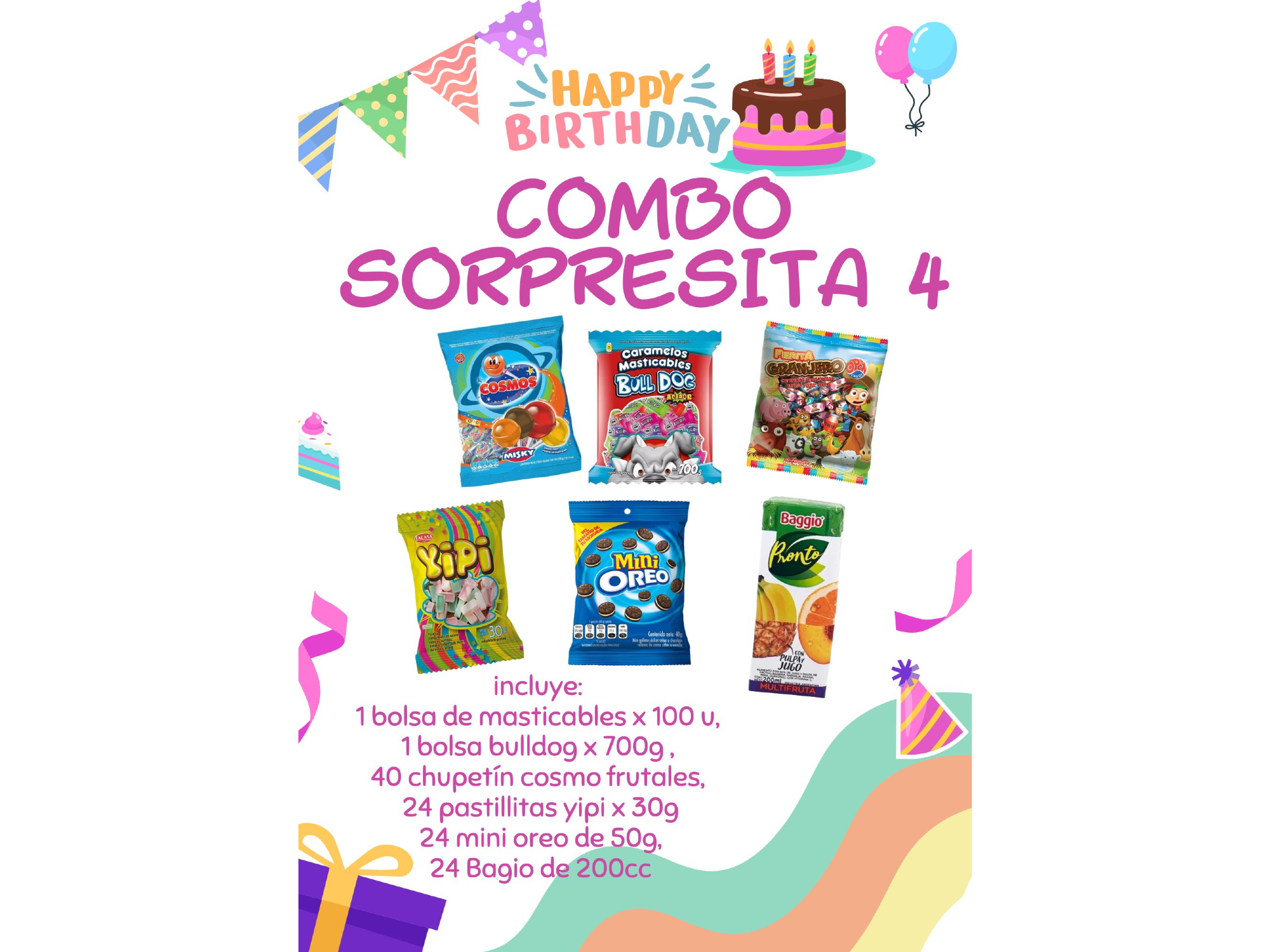 COMBOS DE SORPRESAS N°4
