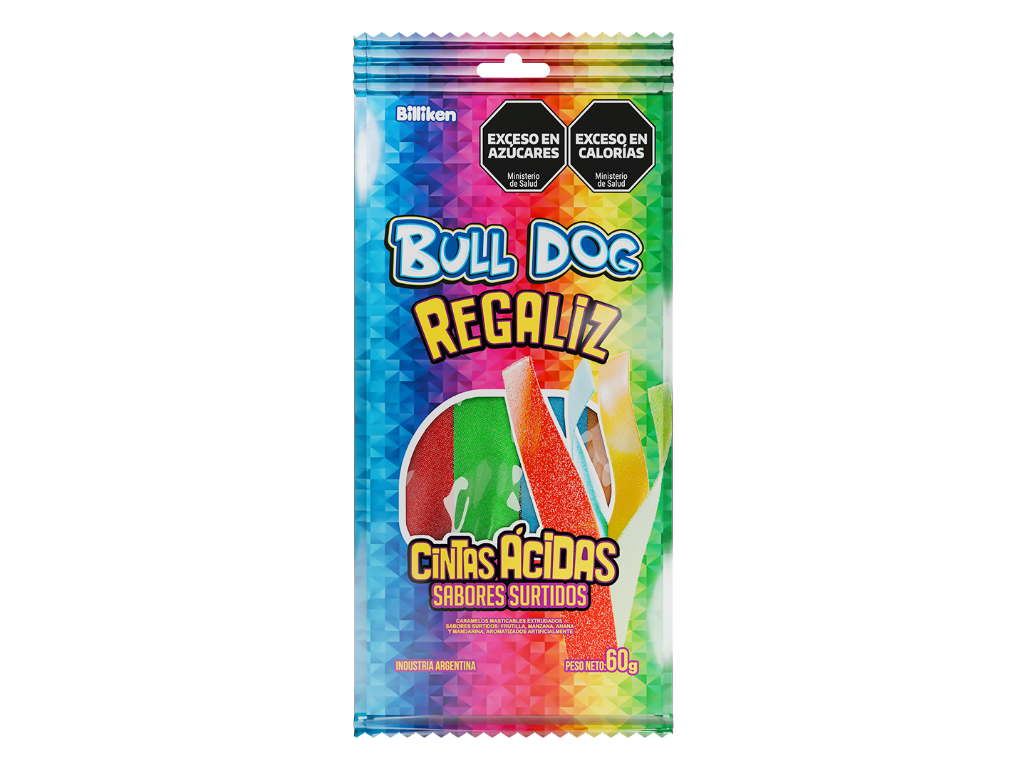 BULL DOG CINTA ACIDA 60GR *PACK X 6*