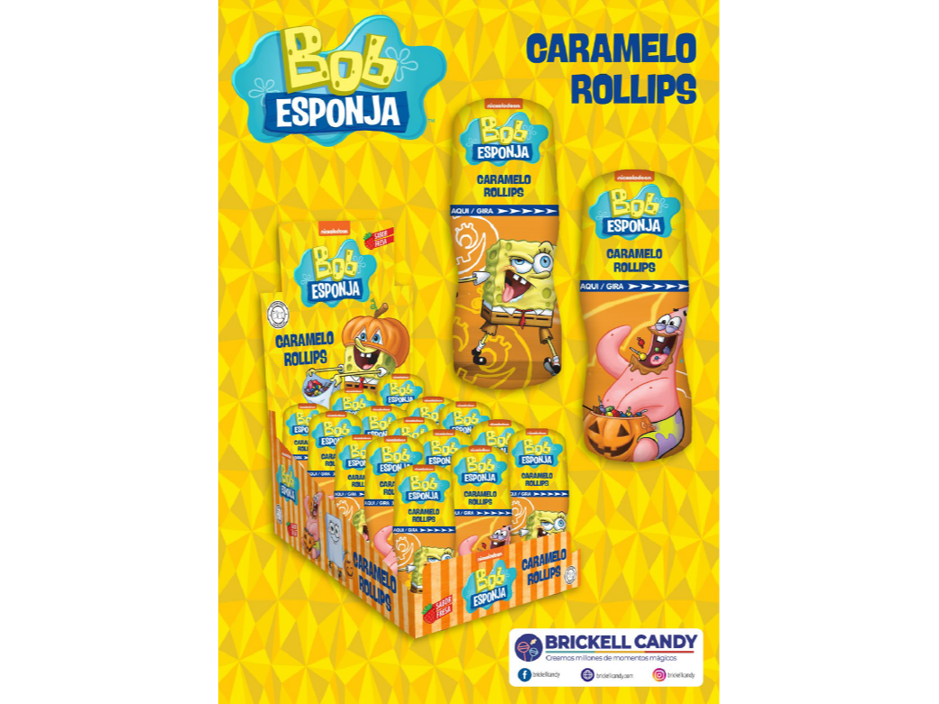 CARAMELO ROLLIPS BOB ESPONJA