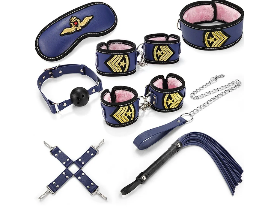 Kit 8 piezas Enfermera y Azafata bondage