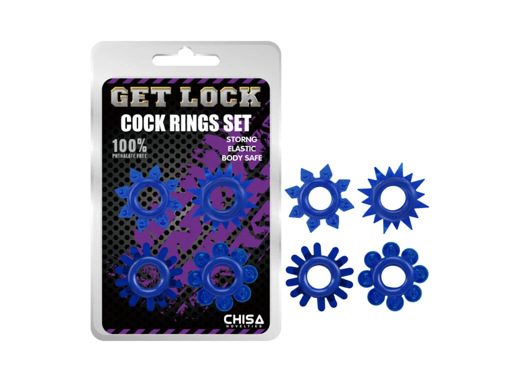 Kit 4 anillo para pene GetLock