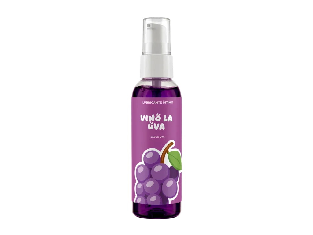 Lubricante Comestible Uva Efecto Calor BadHabits 60ml