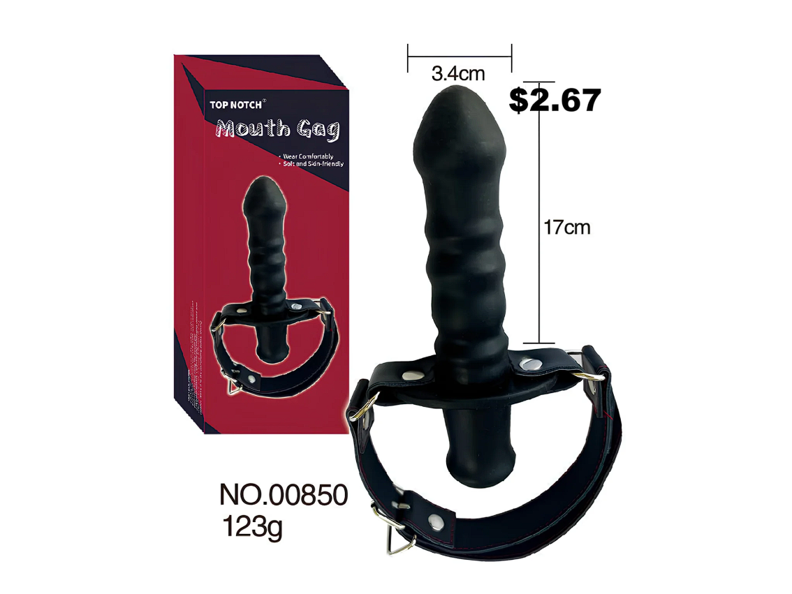 Mordaza con dildo interno Talla L