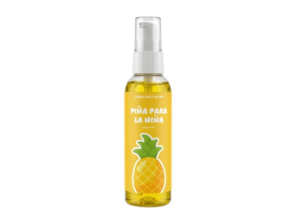 Lubricante Comestible Piña Efecto Calor BadHabits 60ml