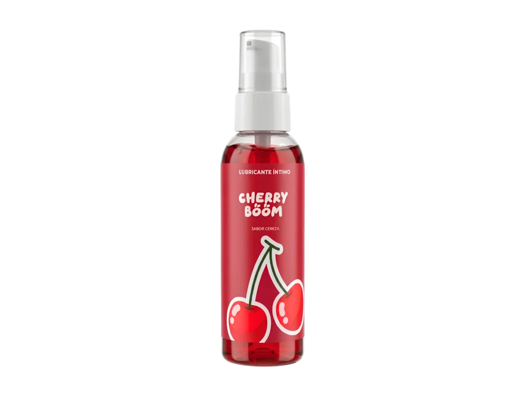 Lubricante Comestible Cherry Efecto Calor BadHabits 60ml