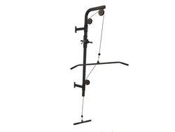 Soporte polea alta y baja para pared