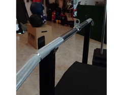 Barra cromada para dorsalera 1,07mts