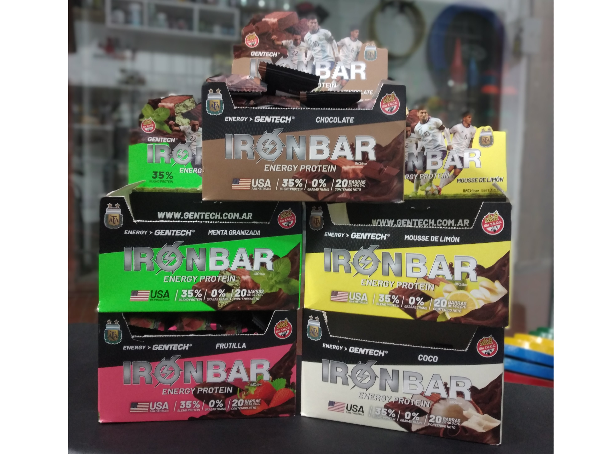 Barras proteicas IRON BAR