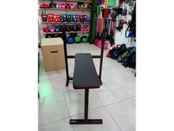 Banco plano con apoya barra