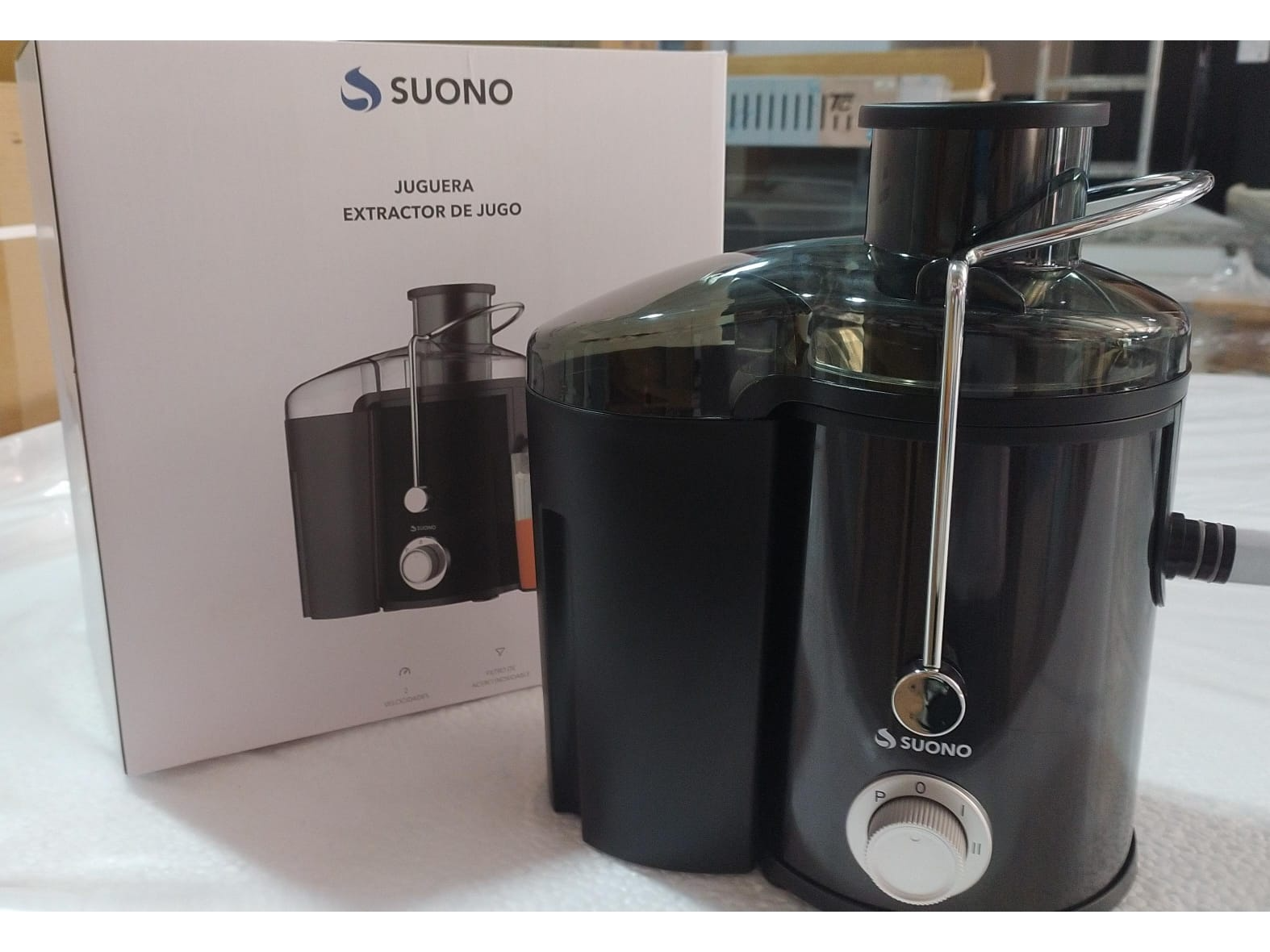 JUGUERA EXTRACTOR DE JUGO SUONO - 500 WATTS - 2 VELOCIDADES