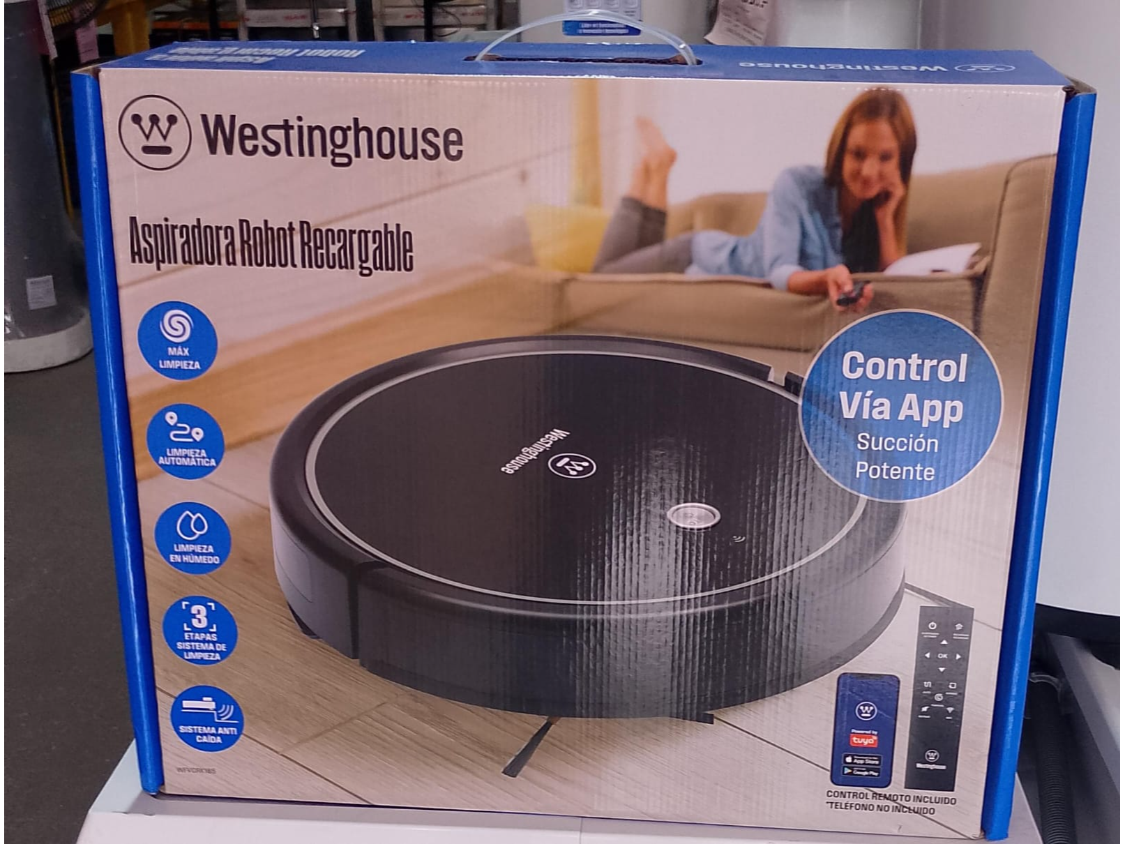 ASPIRADORA ROBOT WESTINGHOUSE