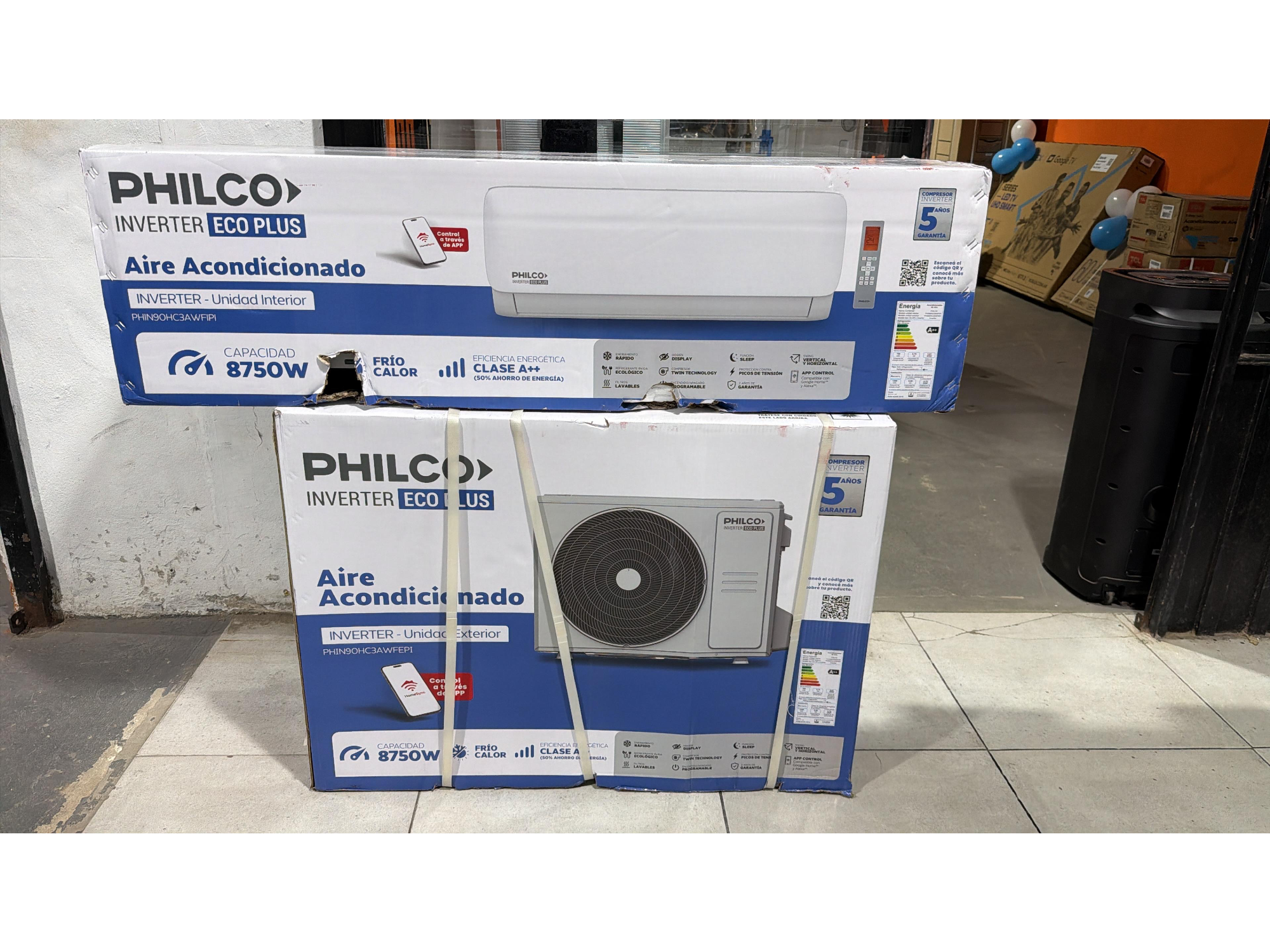 Aire acondicionado Philco Inverter 8750