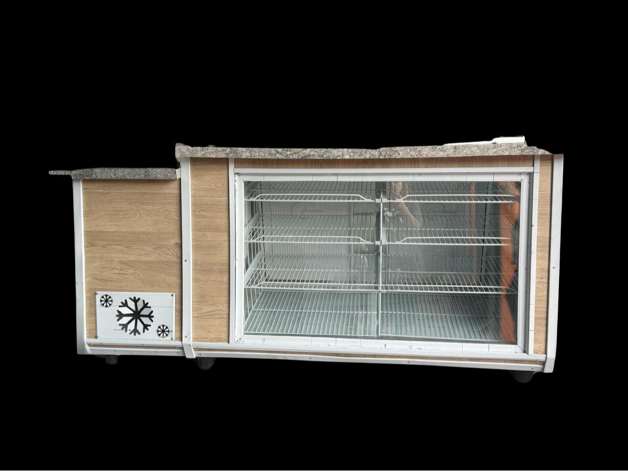 Heladera mostrador exhibidora