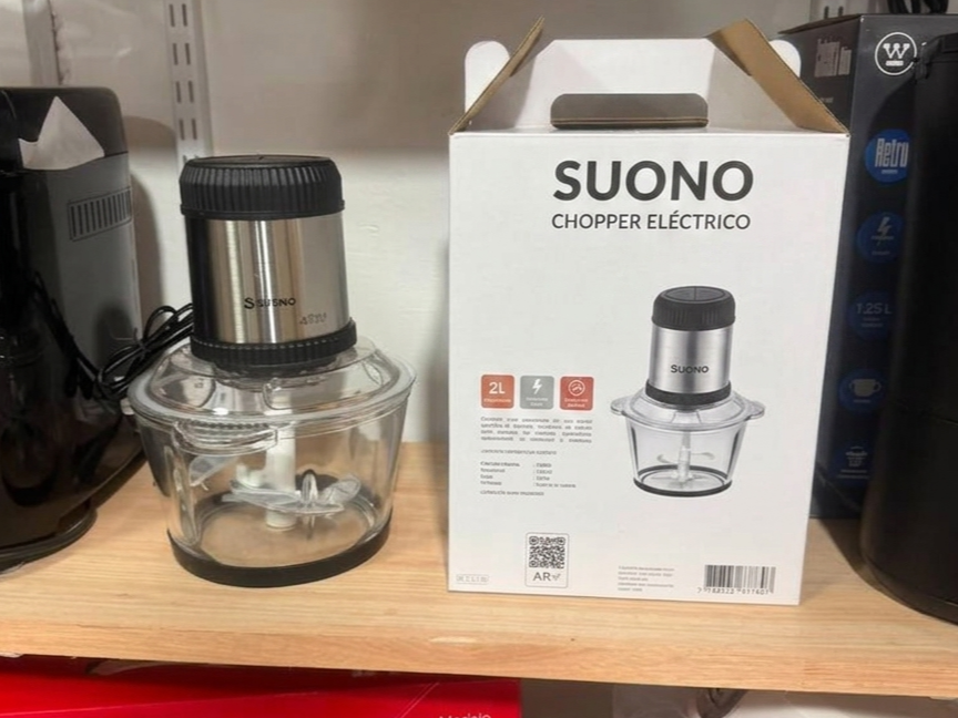 Chopper Eléctrico Procesador de Alimentos Suono