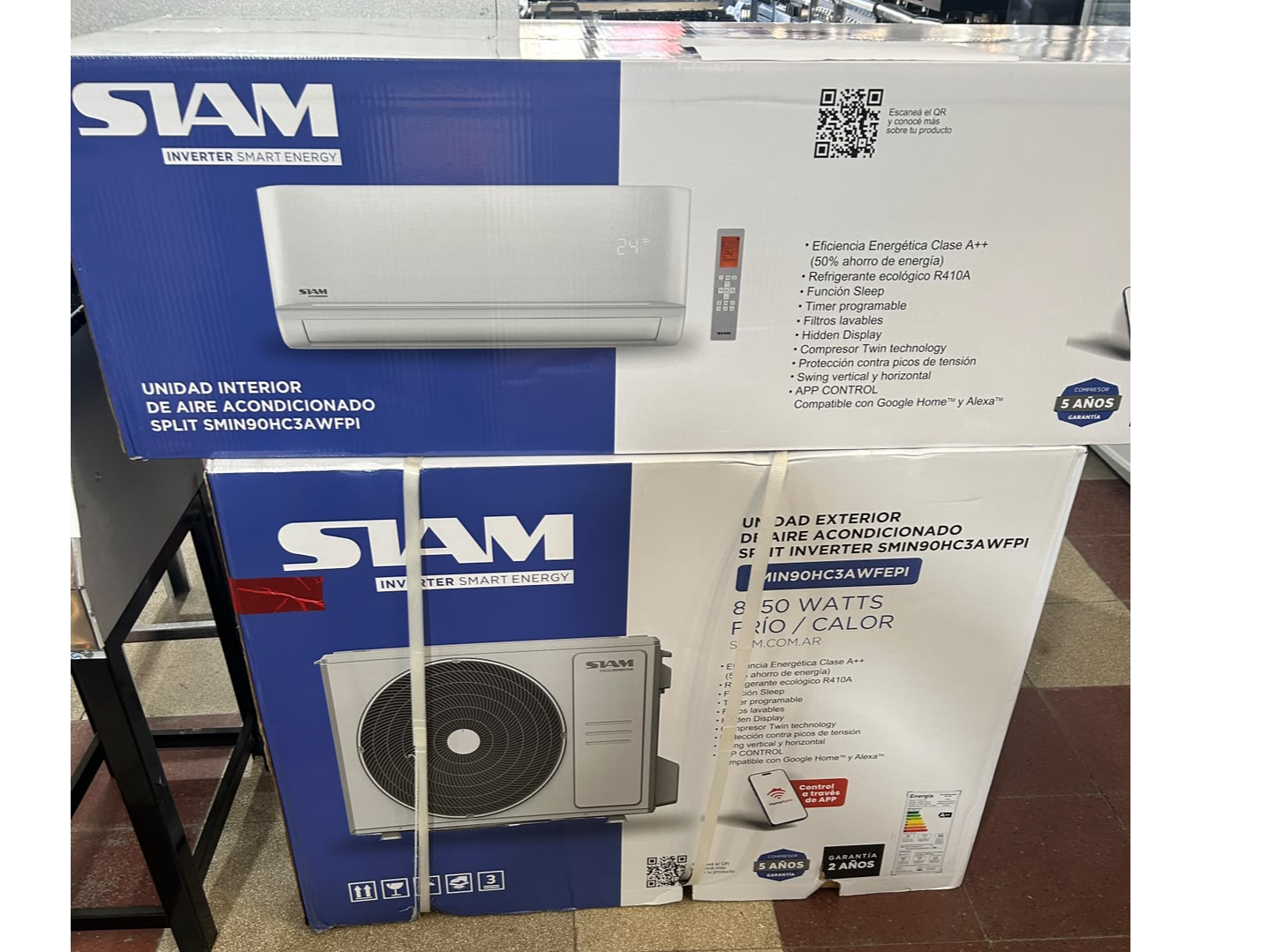 AIRE ACONDICIONADO SIAM 2850F.C