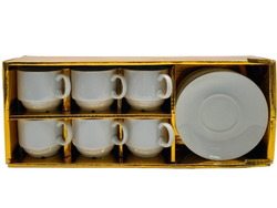 Juego de tazas y platos 12 pcs