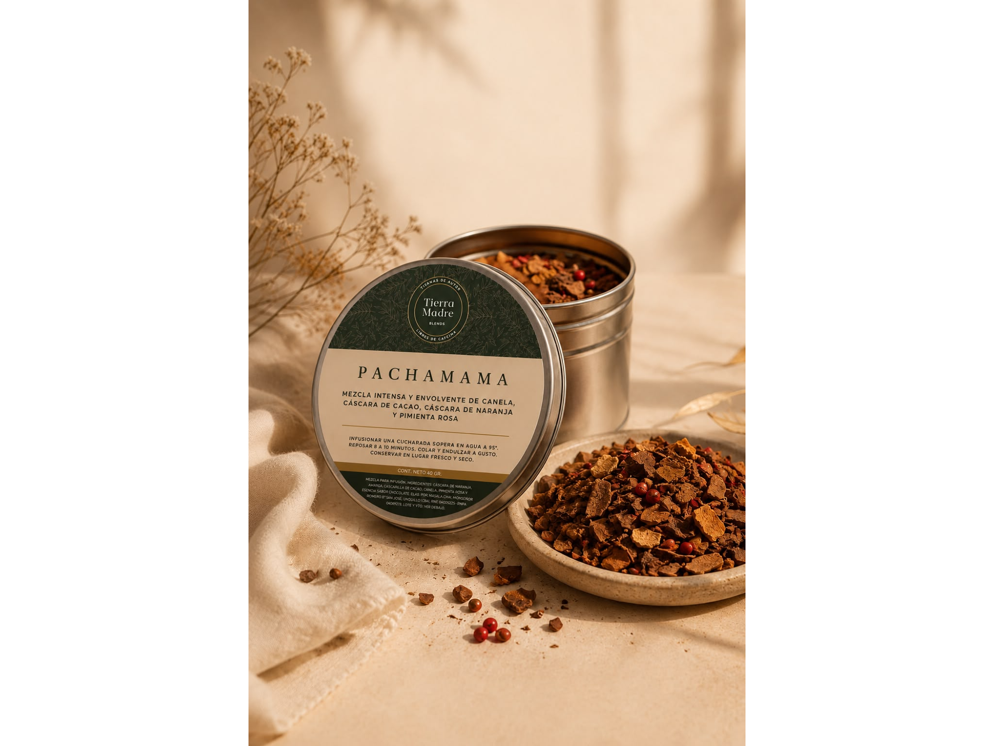 Lata Pachamama - Energía suave 50 g.