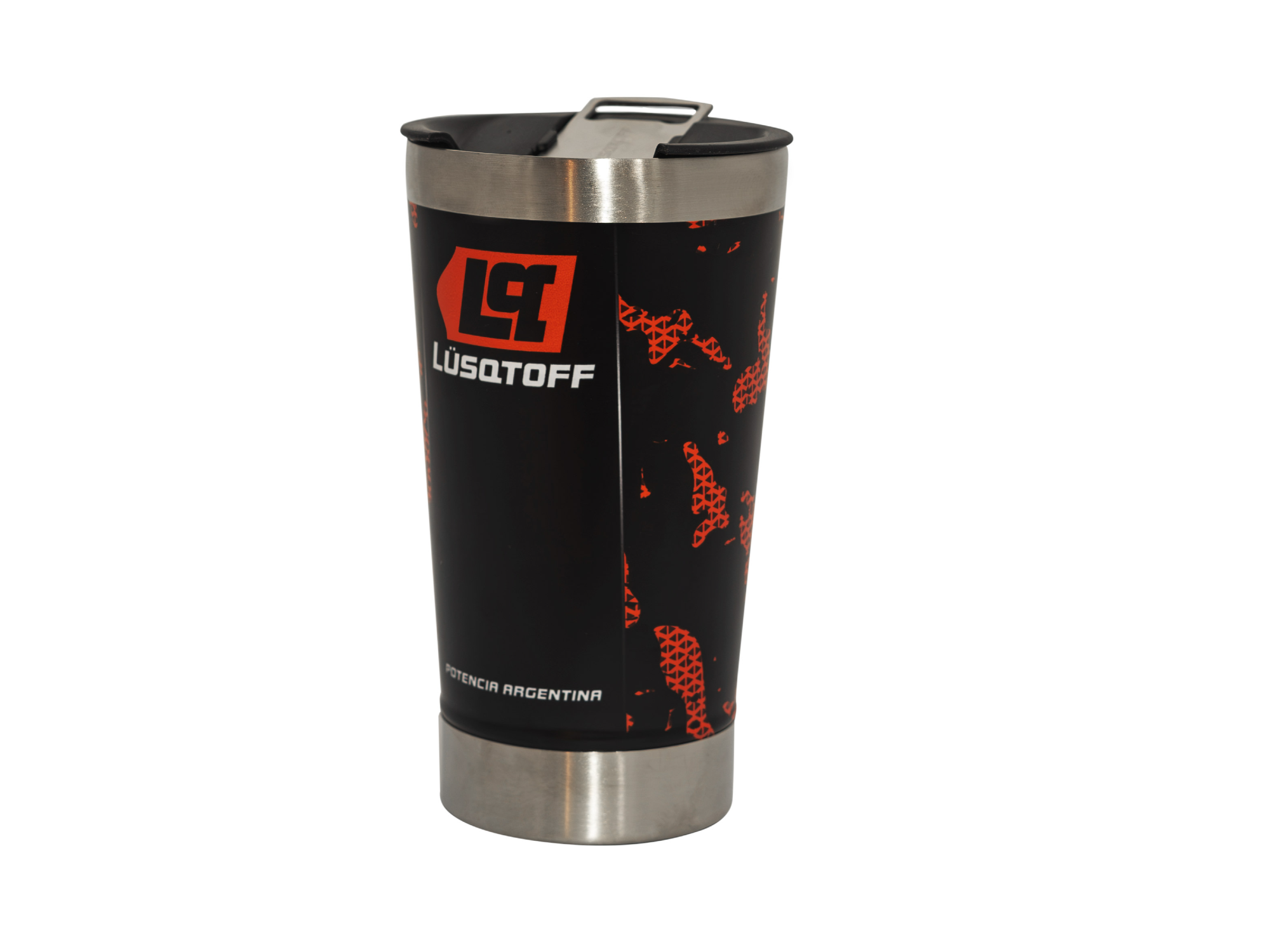 Vaso cervecero con tapa 530 ml camuflado - Lusqtoff