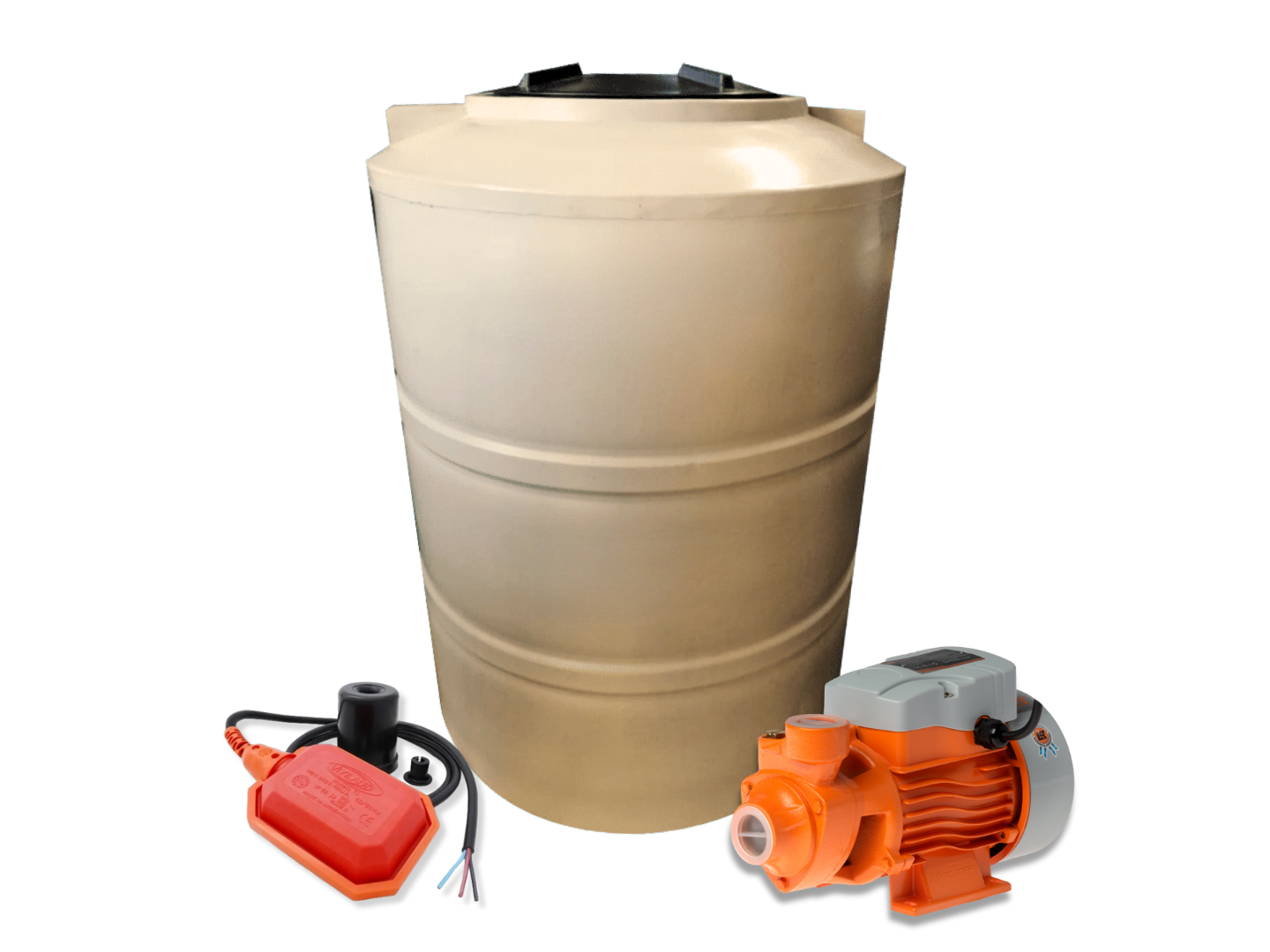 Tanque tricapa 600 lts + Automático + Bomba periférica Lüsqtoff