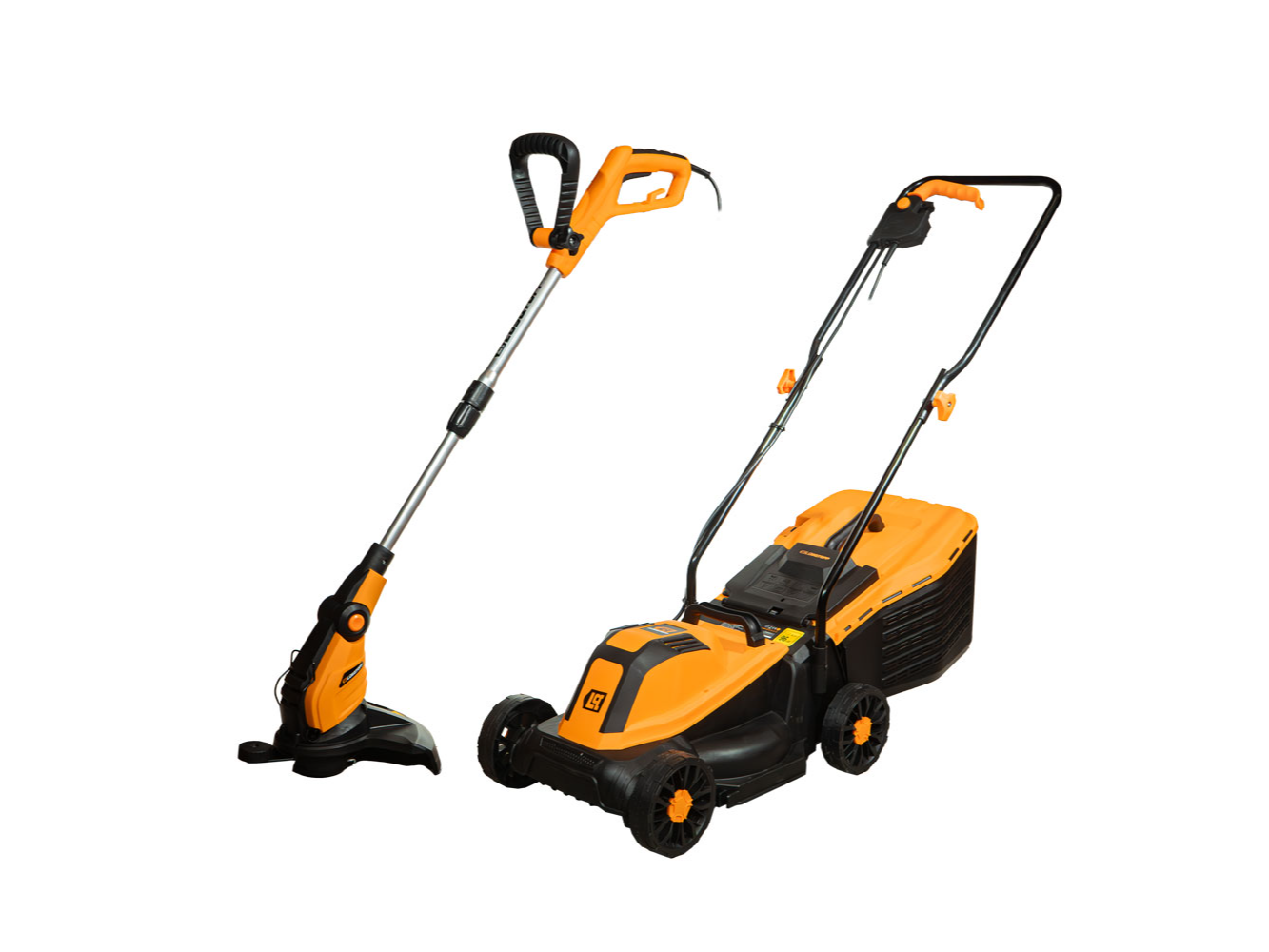 Kit cortadora de cesped y bordeadora - Lusqtoff