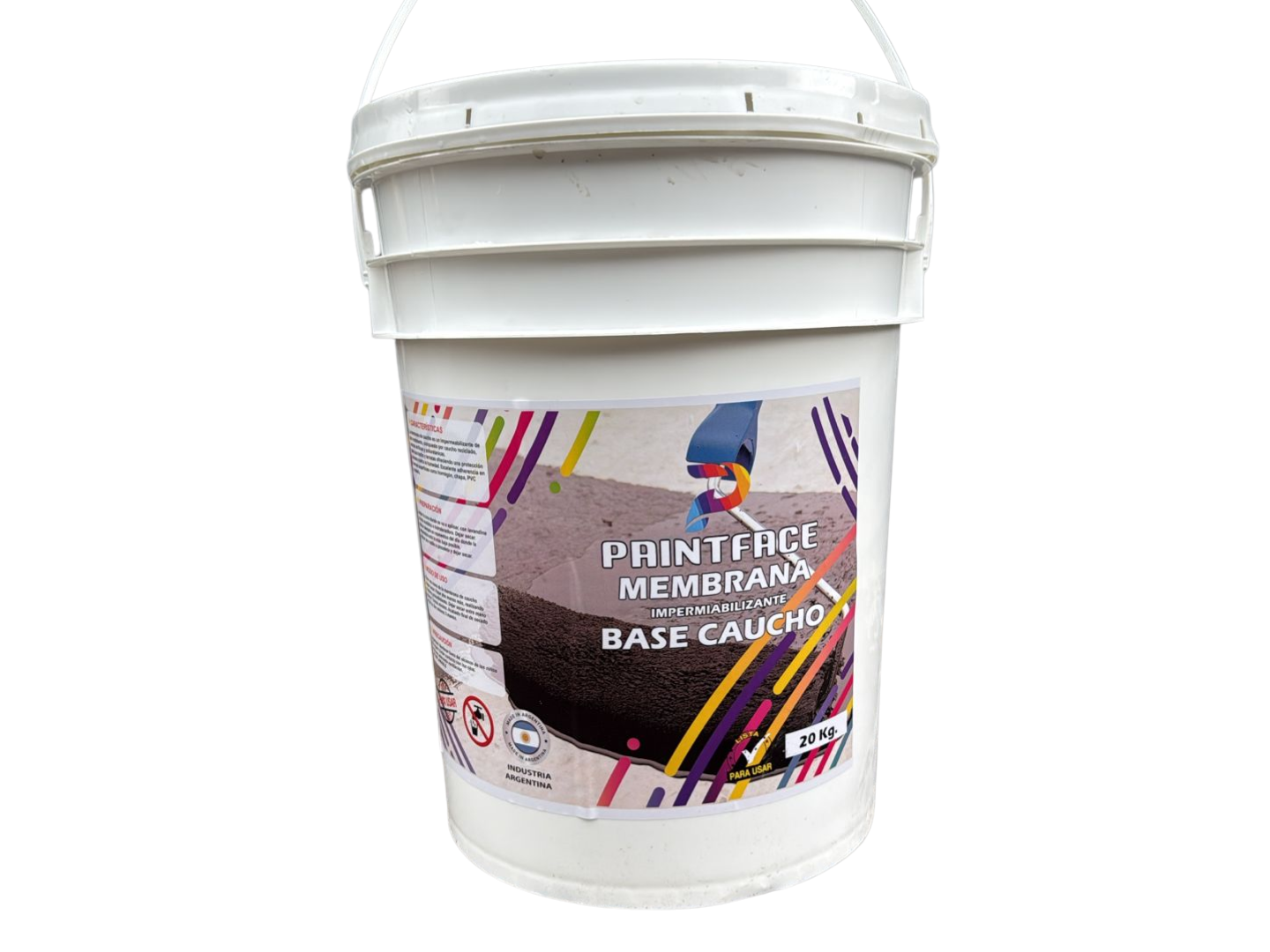 Membrana a base de caucho 20 kg - Paintface