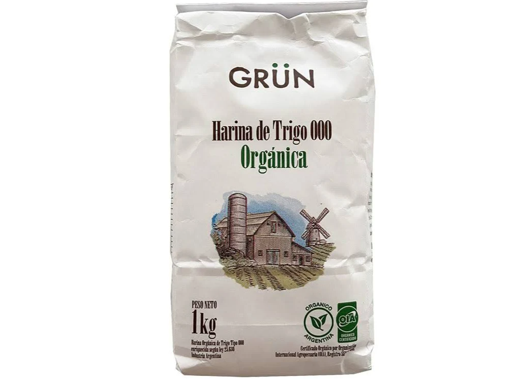 Harina orgánica de Trigo  000 "Grün" 1kg