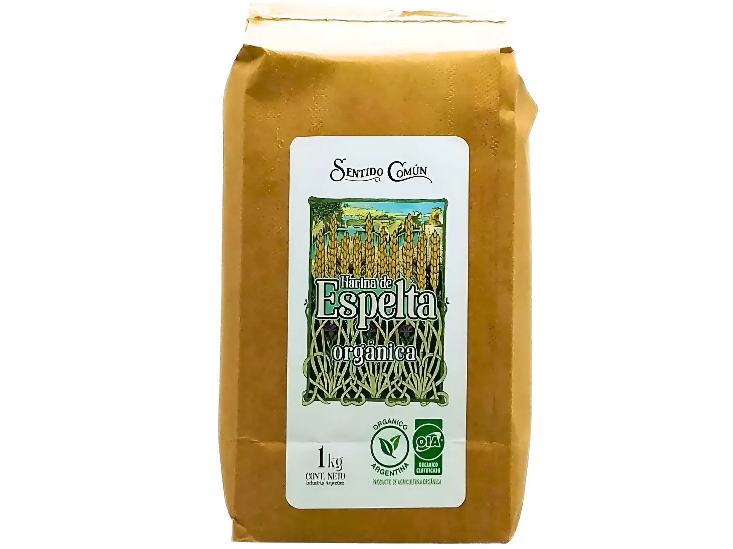 Harina organica de Espelta "Sentido Comun" 1kg