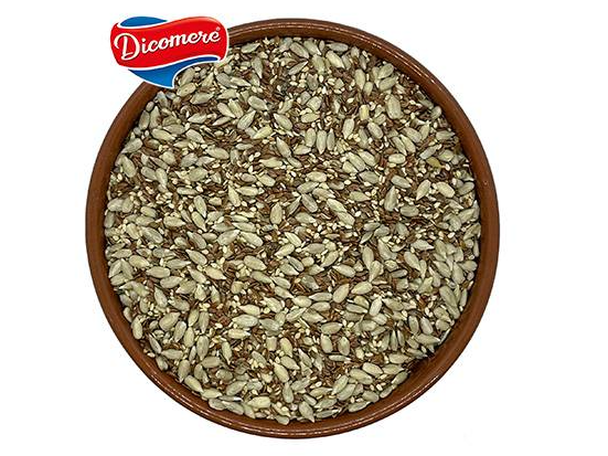Mix de semillas a granel (lino + girasol + chia + sésamo integral) Dicomere 5 kg