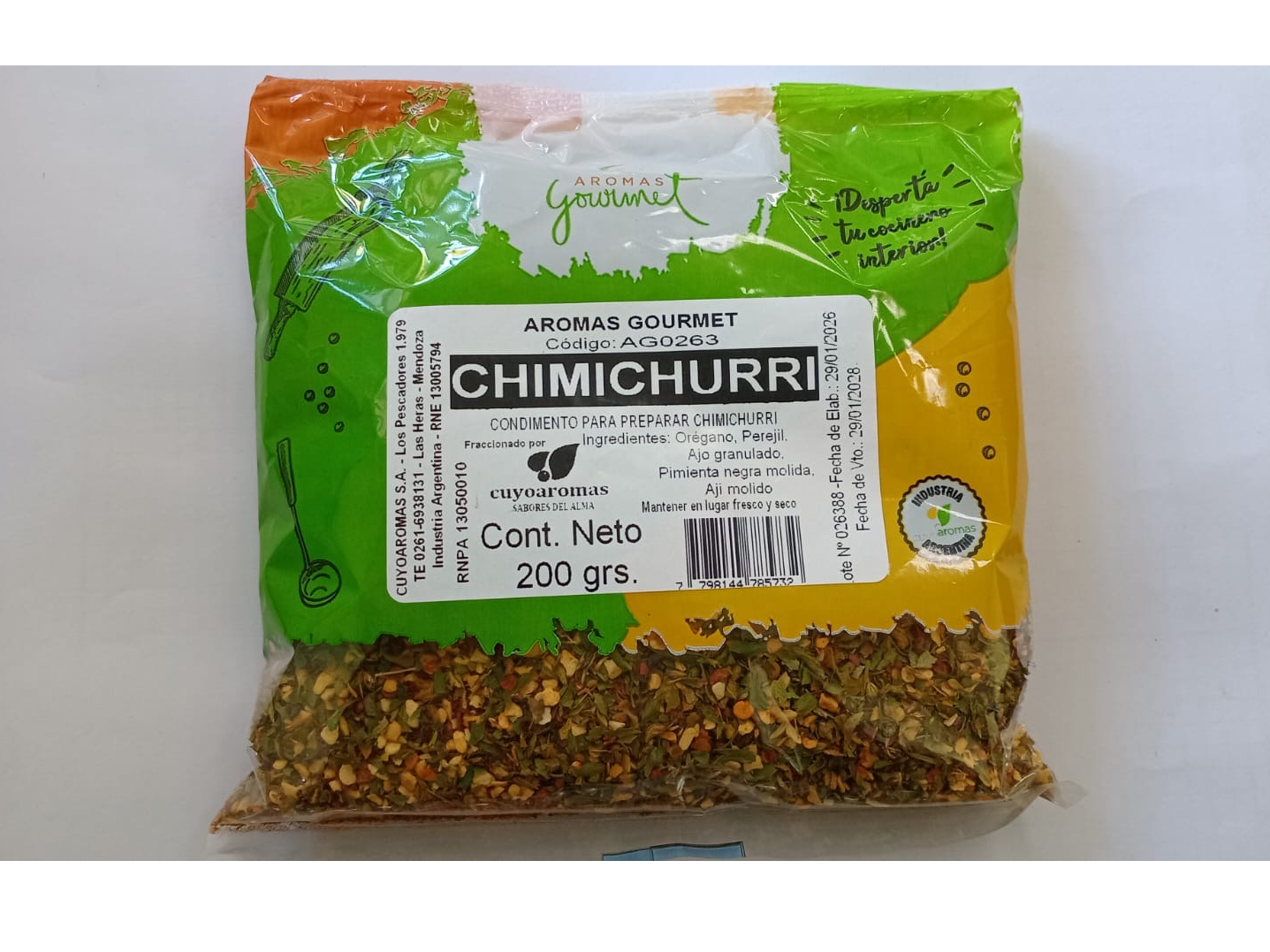 CHIMICHURRI X 200g.