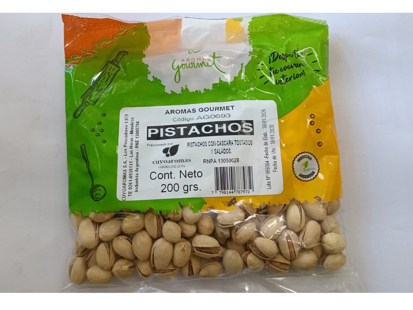 PISTACHOS X 200g.