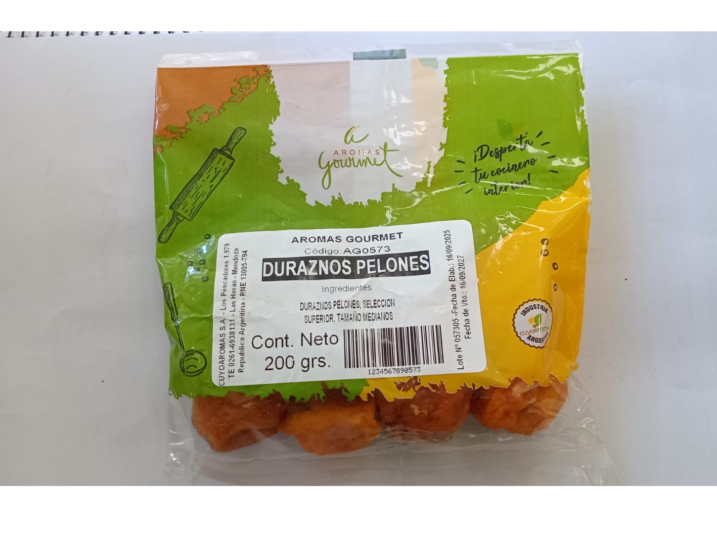 PELONES SECOS X 200g.