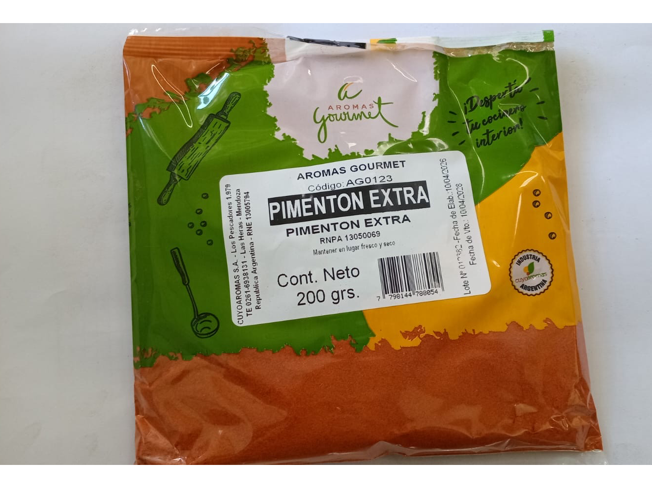 PIMENTÓN X 200g.