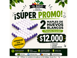 2 MAPLES X $ 12.000 de El Oasis Frutas y Verduras