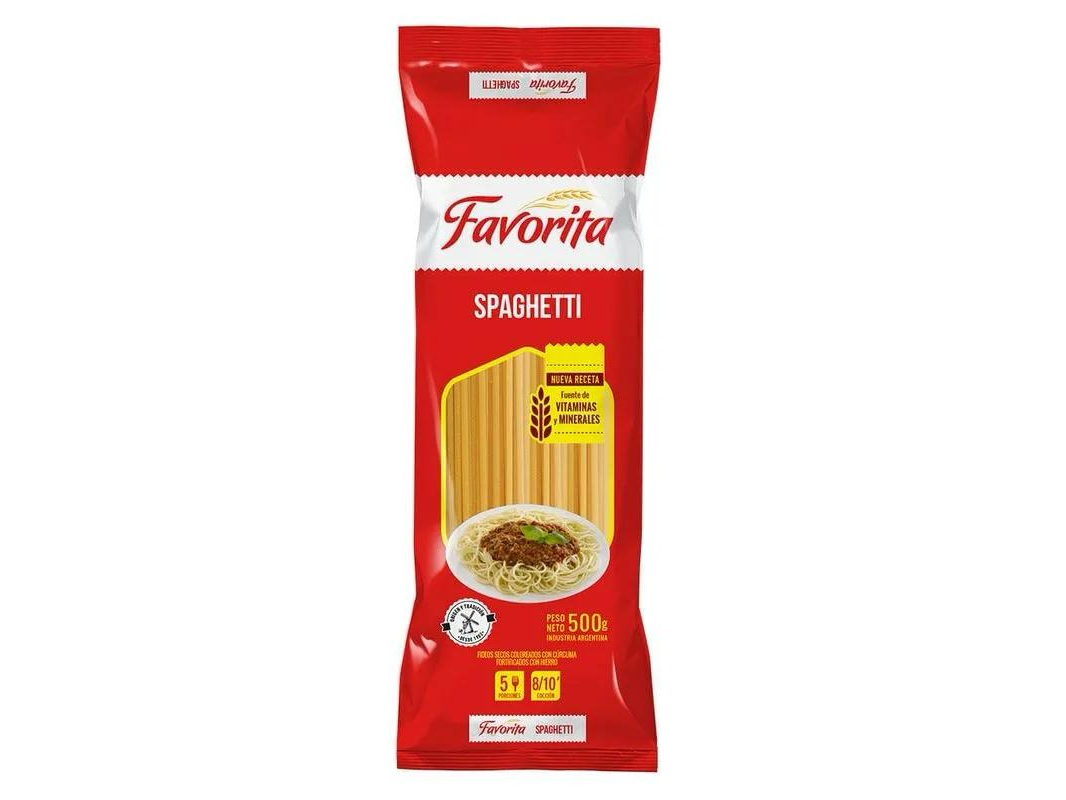Fideo Favorita Spaghetti 500 g