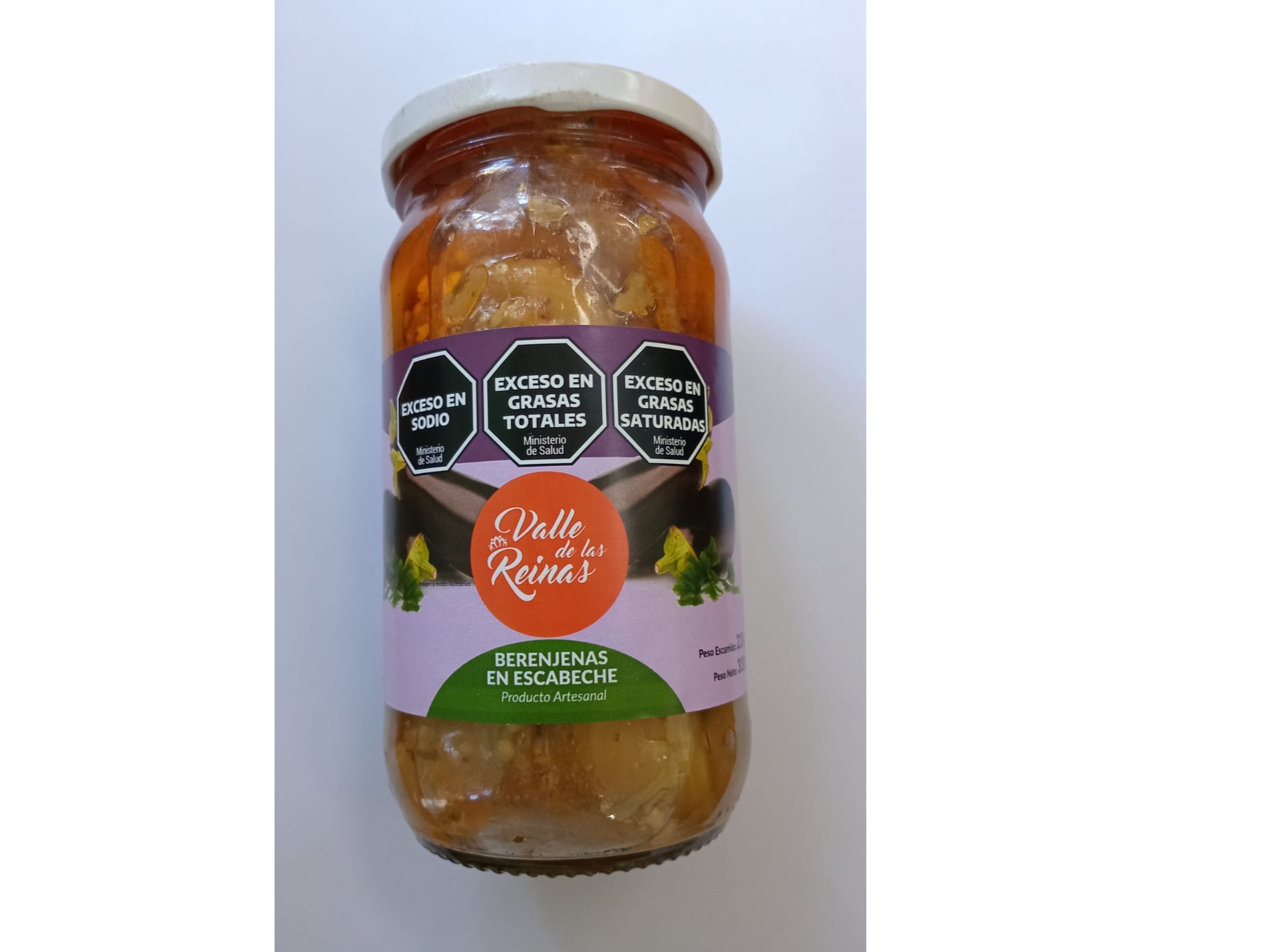 BERENJENAS EN ESCABECHE X 330g.
