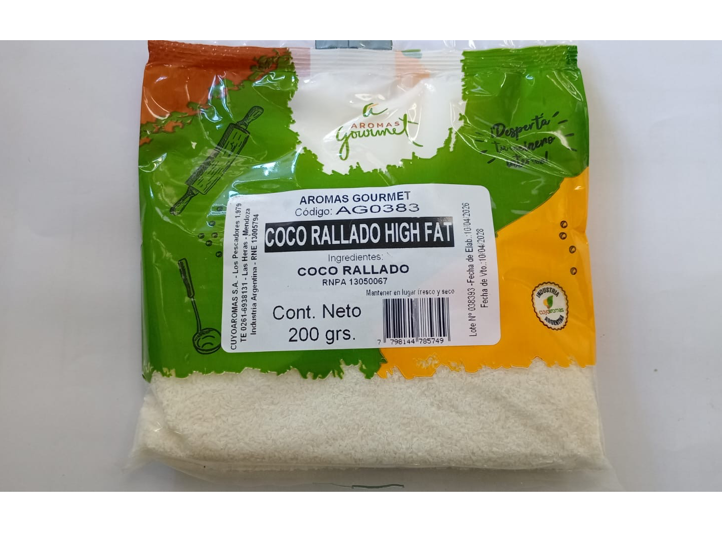 COCO RALLADO X 200g.