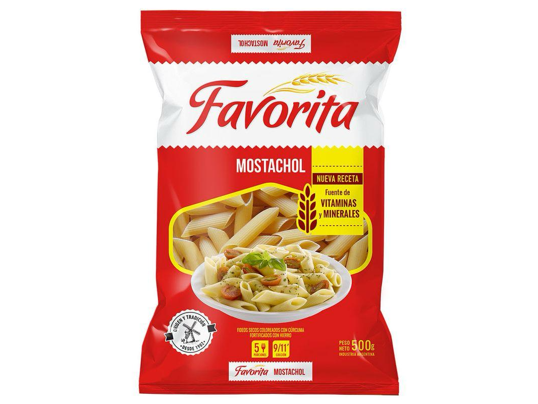 Fideo Favorita Mostachol 500 g