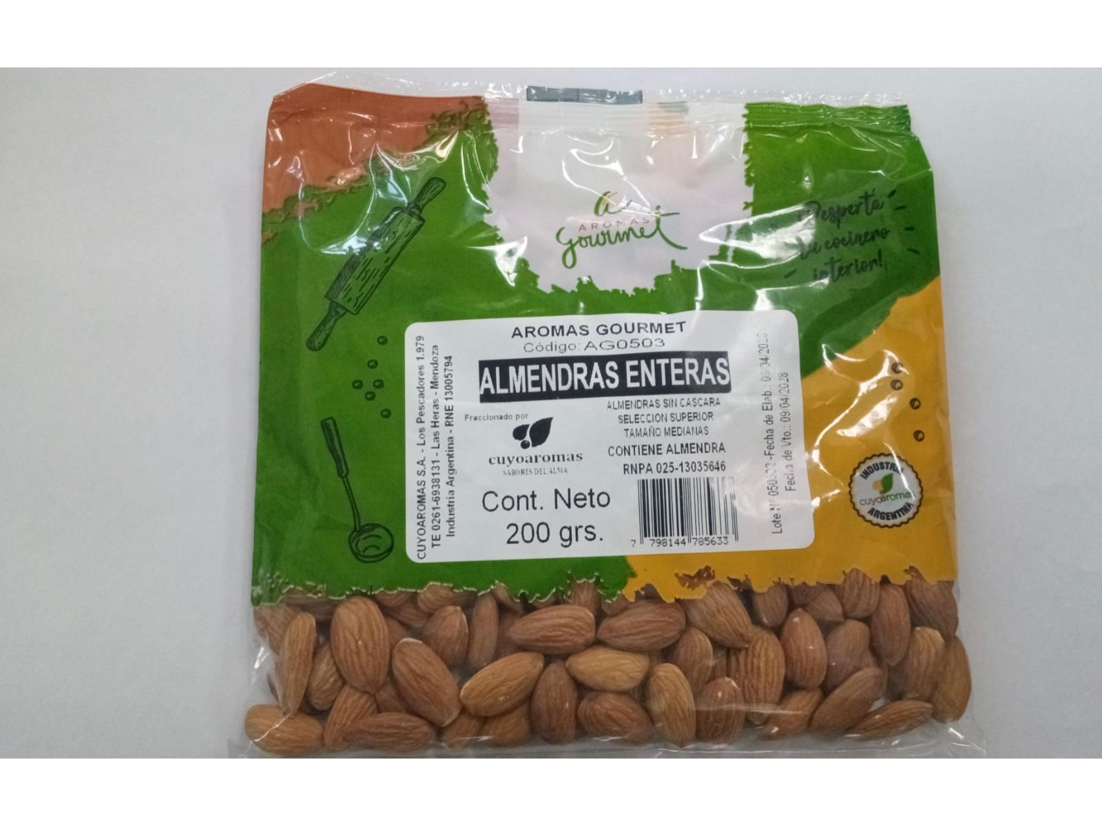 ALMENDRAS X 200g.