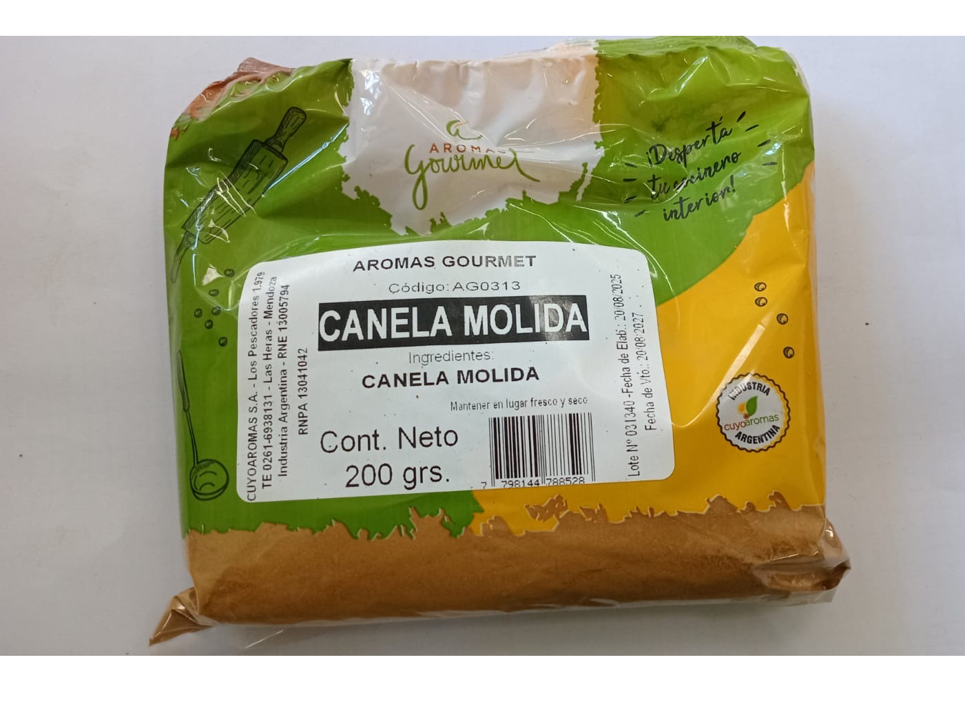 CANELA MOLIDA X 200g.