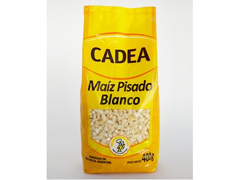 MAÍZ PISADO BLANCO X 400g.