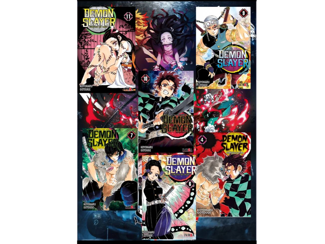 Mangas de demon slayer