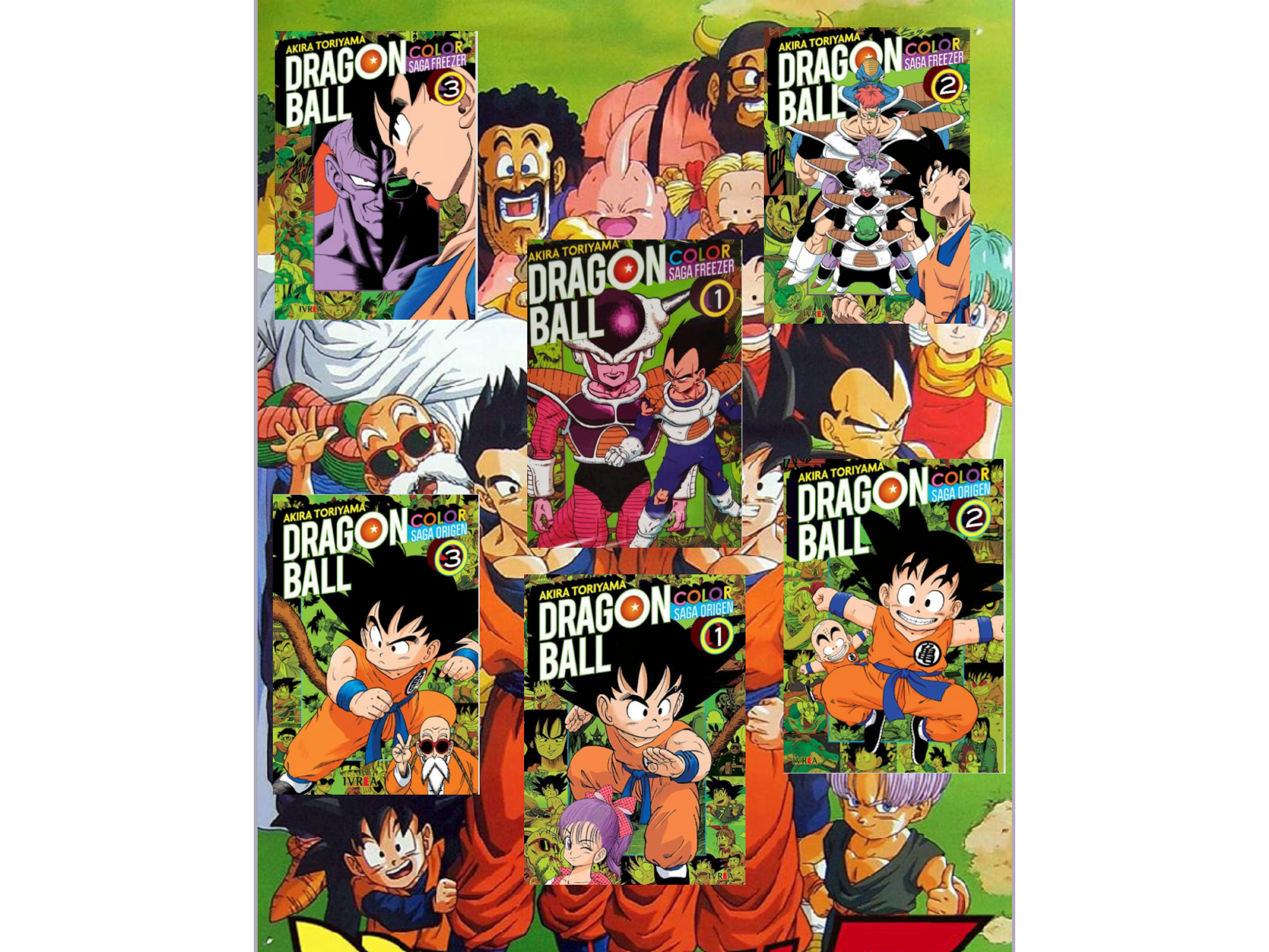 Mangas de dragón ball (saga origen)