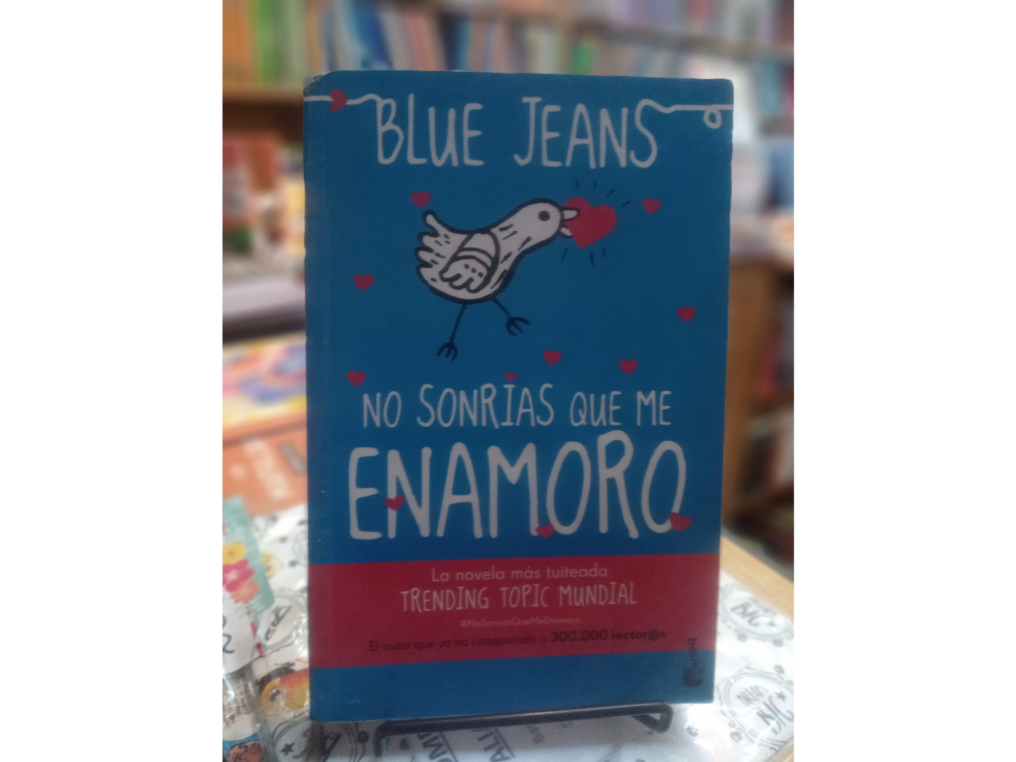 No sonrías que me enamoro (blue jeans)